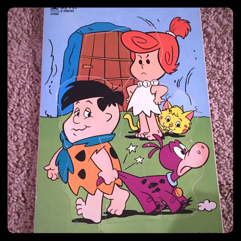GUC: Vintage Golden 9-piece Flinstone’s Puzzle.